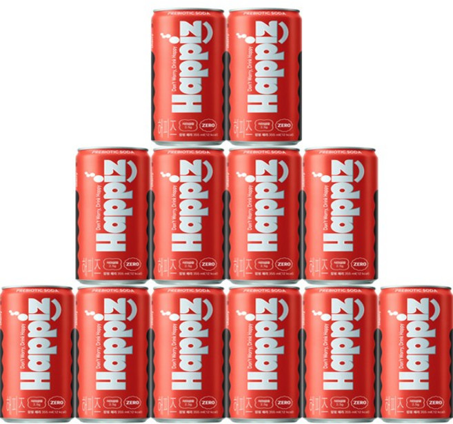 해피즈 팝핑체리 355ml x 12캔, 12개
