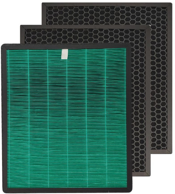 Coway 格威 AP-1516D 空氣清淨機濾網組, 1個, 1片HEPA+2片活性碳(超商最多1組)