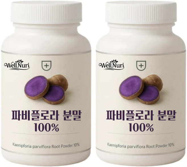 대용량 파비플로라 100% 식약청인증 웰누리, 2개, 50회분 - 쿠팡