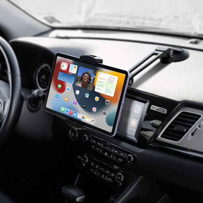 별다섯 이지마운트 핸드폰 태블릿 차량용 거치대 2단 흡착형 싱글패드 FEM-3A, 혼합색상, 1개