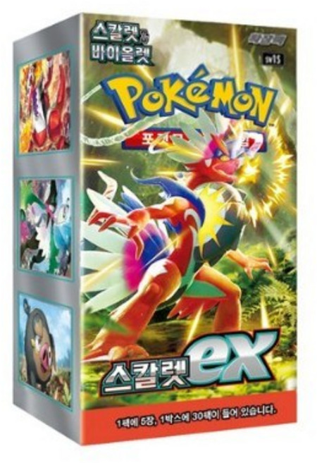 포켓몬카드 스&바 확장팩 스칼렛 ex 30팩 1상자, 스칼렛ex, 1개