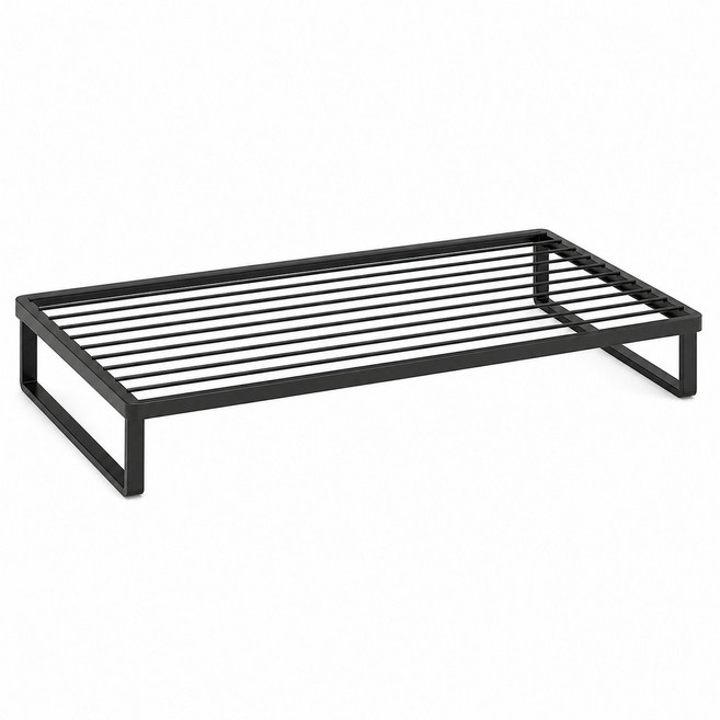 노트북 거치대 데스크 선반형 키높이 스탠드 블랙, 1세트, 펄 화이트 *작음 (34-27-7.5cm)