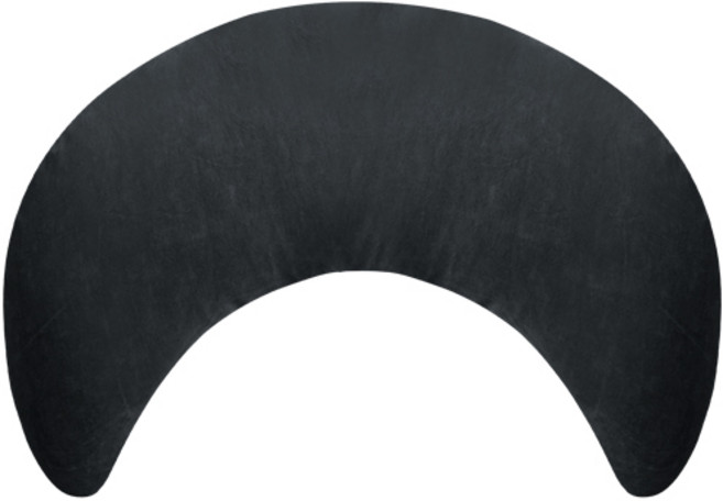 마이룸엔 국내산 무지 순면 수유 미용실 반달 바나나 쿠션 5color, 반달쿠션 - 차콜