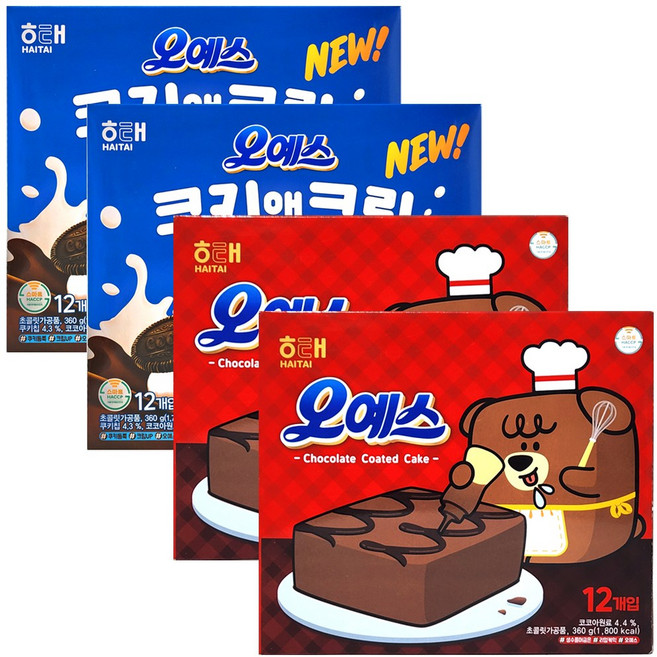 오예스 오리지널+쿠키앤크림, 1.44kg, 1개