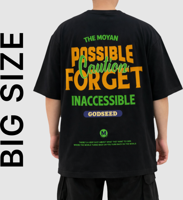 [2XL-5XL] 비크네 빅사이즈 오버핏 프린팅 반팔티