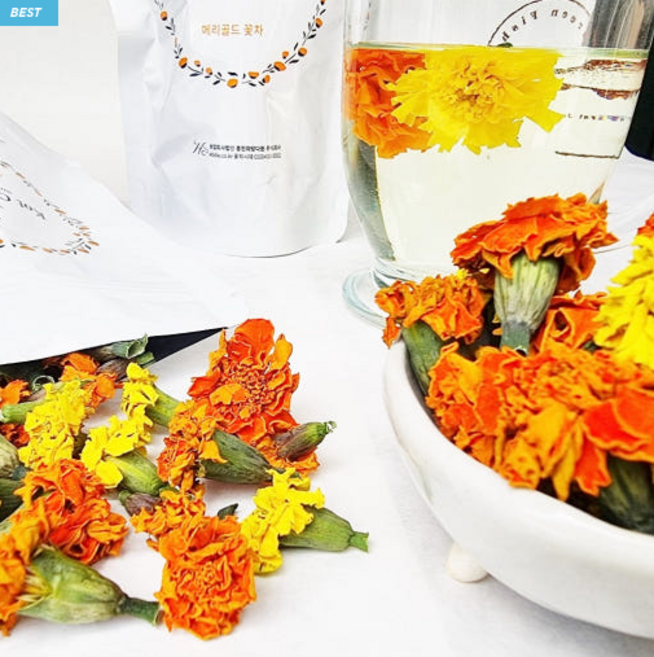 꽃차시대 메리골드 꽃차 팩포장 30g 국내산 홍천화방다원 가마솥덖음 친환경, 1개입, 1개