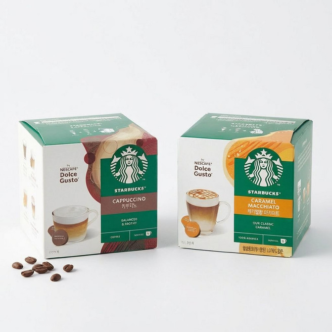 돌체구스토 1+1 (스타벅스 카푸치노 & 카라멜마끼아또)