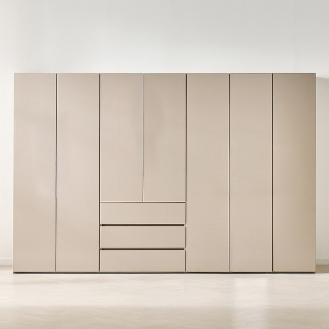 멜로우 레브리 LPM 2800 장농 세트 시리즈, 03. 터치형 2800 3서랍 이불장 세트