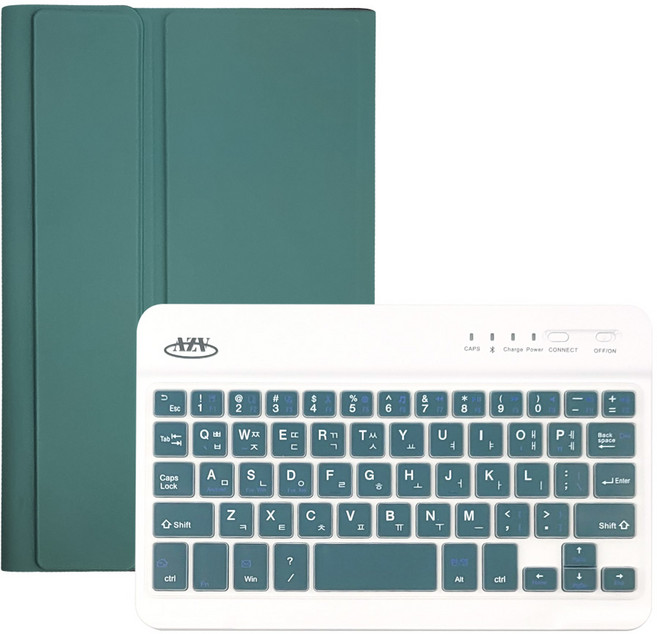갤럭시탭A7 Lite 8.7 호환 콤비 블루투스 키보드 북커버 케이스 T220 T225, 아보카도, 1개