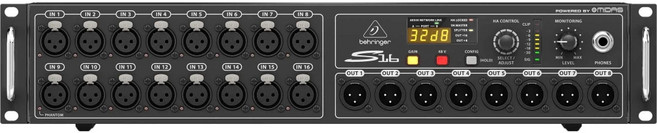 베링거 S16 디지털 스테이지 박스 스네이크 ADAT AES50