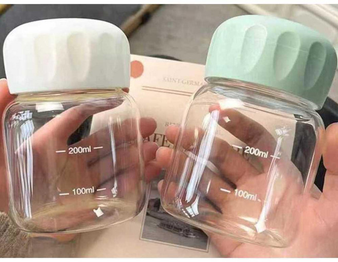 신기한물병 타파물통 텀블러 1+1 300ml 휴대용 미니 인스 스타일 화이트 원-300ml, 1개