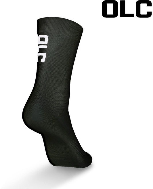 OLC 기능성 스포츠양말 바이크 요가 헬스 러닝 삭스, 1개, 블랙