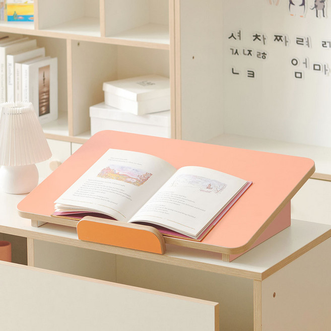 키미 유아 아기 필기 독서대 책상 책받침대, 키미 600 책상용 독서대, 캐럿, 캐럿, 1개