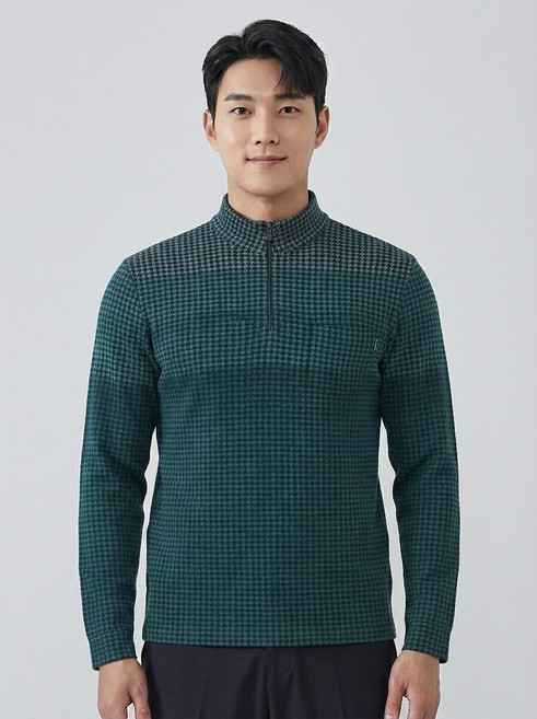 올포유 올포유 23FW 남성 하운드투스 씨밀 반집업 티셔츠 AGTHM8151-804