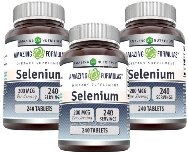 어메이징포뮬러스 셀레늄 Selenium 200mcg 240정 3개 - 쿠팡