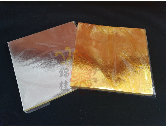 錦桂 頂級大金箔 頂級大銀箔, 1個, 銀箔 (超取數量限20)