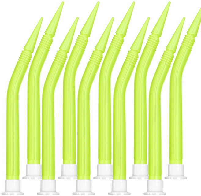 철공자 기본 각도 롱 프리미엄 실리콘 노즐, 10세트