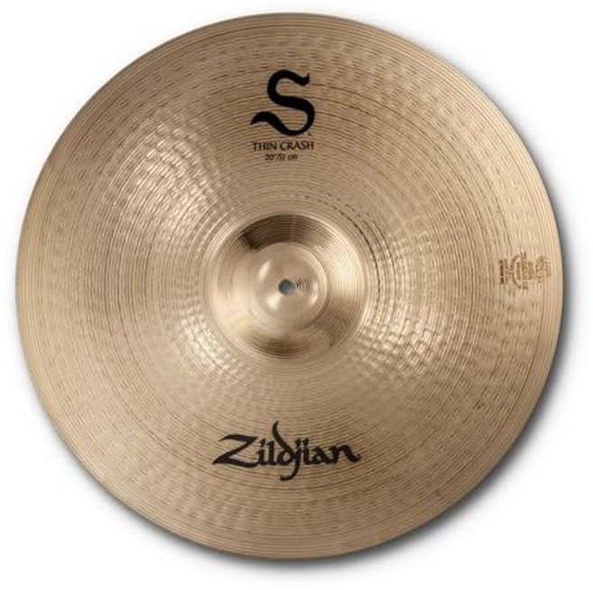 질지언 S 시리즈 씬 크래시 심벌 - 50.8cm Zildjian S Series Thin Crash Cymbal - 20 Inches, 20인치, 1개