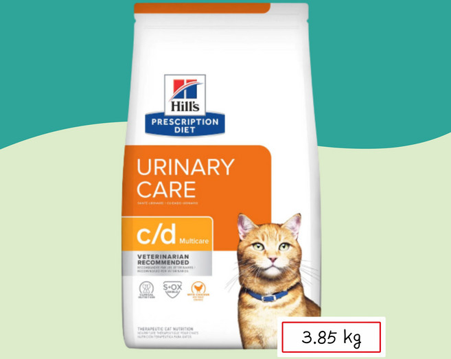 힐스 cd c/d 3.85kg 캣 고양이, 1개, 닭