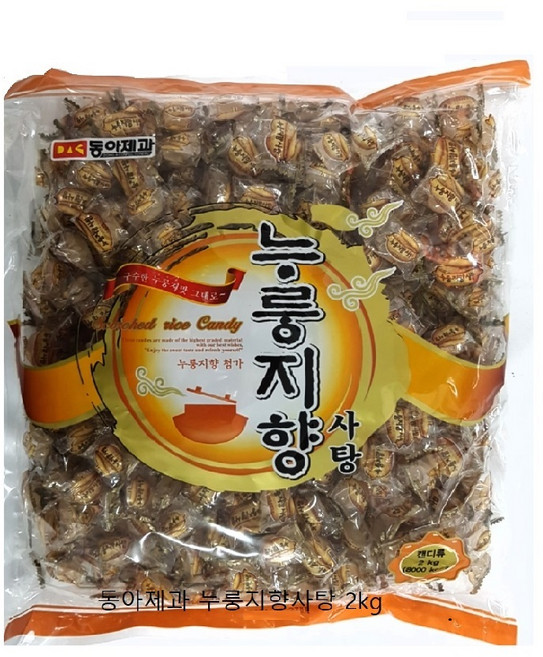 동아제과 누룽지향 사탕, 2kg, 1개