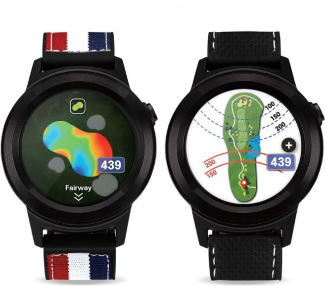 Golf Buddy GOLFBUDDY Aim W11 골프 GPS 워치 프리미엄 풀 컬러 터치스크린 40000 월드와이드 코스 사전 탑재 사용하기 쉬운, W11 동적 샷 거리