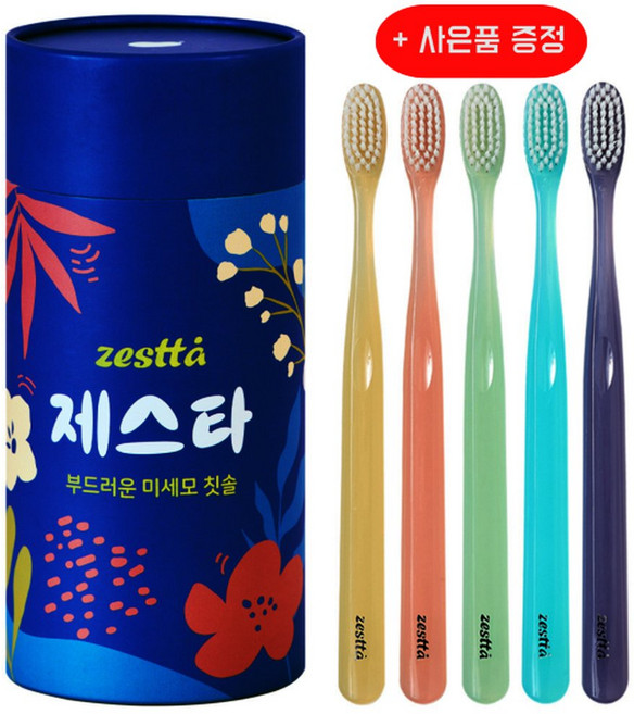 제스타 딥클린 미세모 칫솔 12입 부드러운모 판매 20만개 돌파기념 사은품 증정중, 1개, 12개입