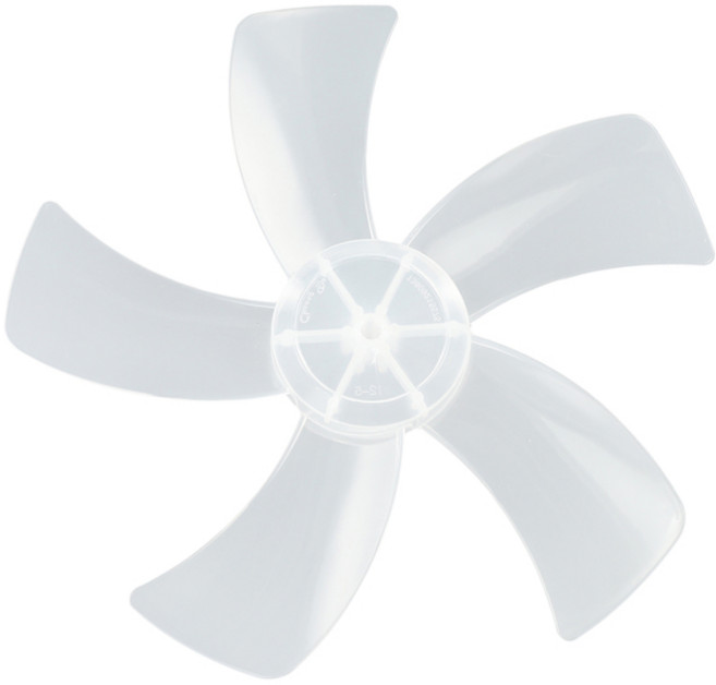 선풍기날 플라스틱 블레이드 수직 테이블 선풍기 범용 액세서리 가정용 가구 12 인치, 02 White, 1개