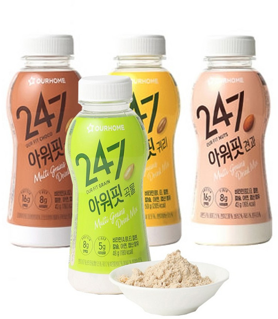 아워홈 247 아워핏 5종 선식쉐이크, 1개