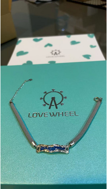 LOVE WHEEL 全純銀手鍊手環 八大守護神編繩幸運手繩 情侶交換禮物