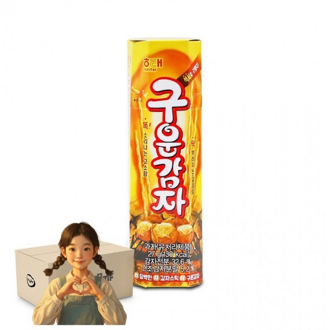 해태 구운감자 27g 1박스-30개, 1개, 1g