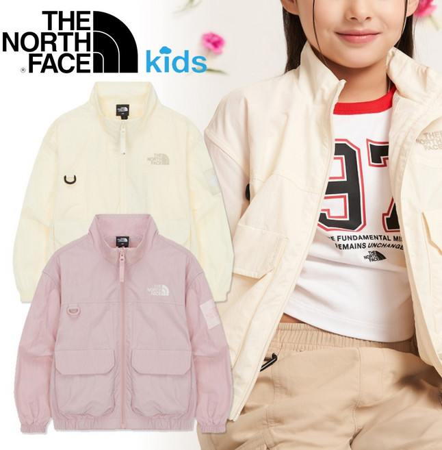 [국내매장판]노스페이스 키즈 자켓 아동 초등 주니어 우븐 집업 바람막이