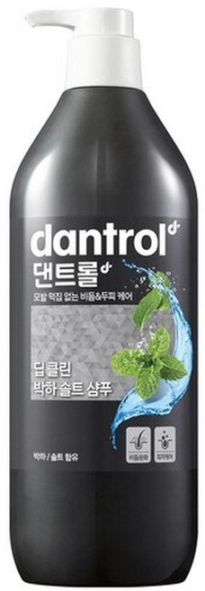 댄트롤 딥클린 박하 솔트 샴푸, 820ml, 12개