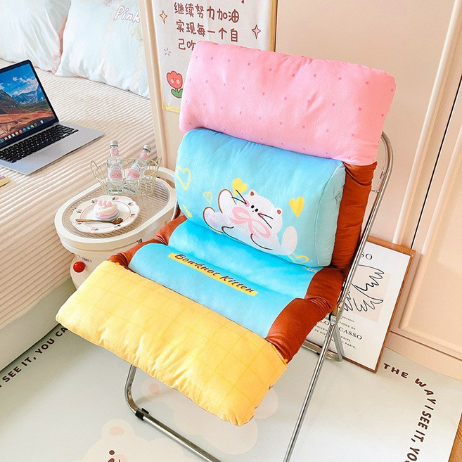 可爱腰托坐垫靠背一体护腰办公室久坐宿舍学生防屁股痛屁垫椅子垫