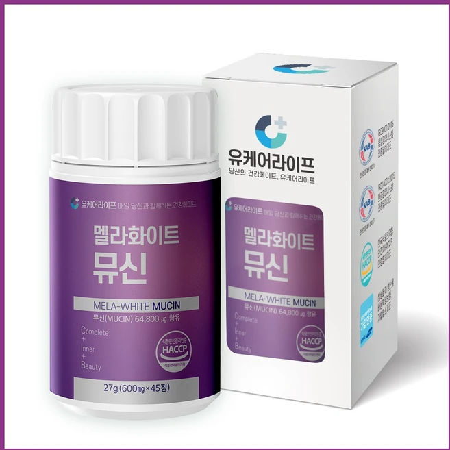 뮤신 레티놀 함유 멜라화이트 뮤신, 1개, 45정 - 쿠팡