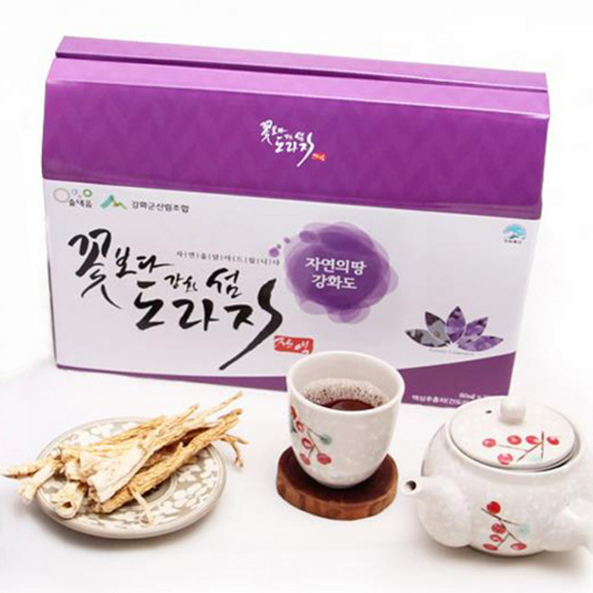 강화섬도라지 도라지 진액 도라지즙 도라지청 도라지차, 1개, 80ml