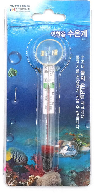 수족관 어항용 온도계 수온계 물온도체크기 수조 수온관리, 본상품