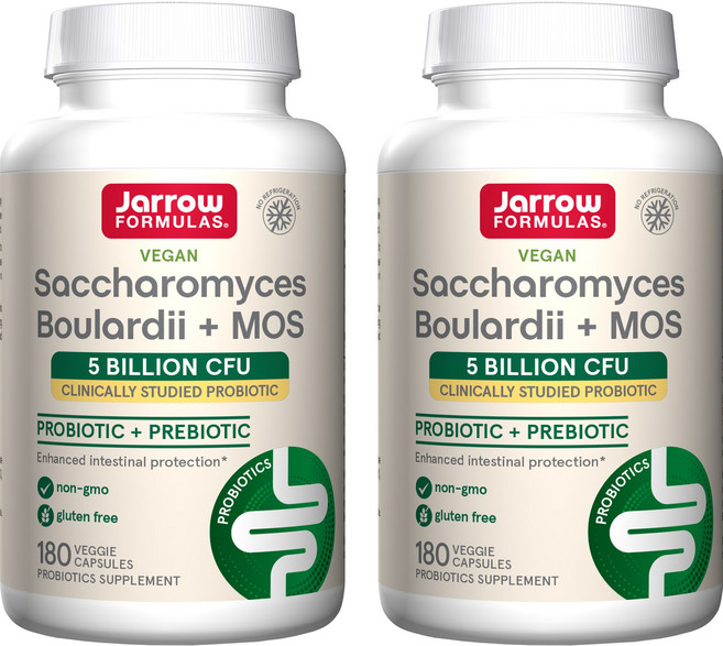 재로우 사카로미세스 보울라디 + MOS 유산균 베지 캡, 180정, 2개