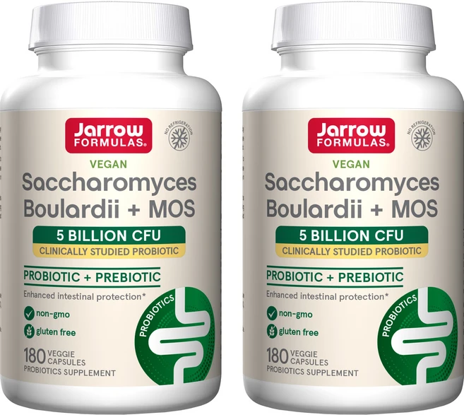 재로우 사카로미세스 보울라디 + MOS 유산균 베지 캡, 180정, 2개 - 쿠팡