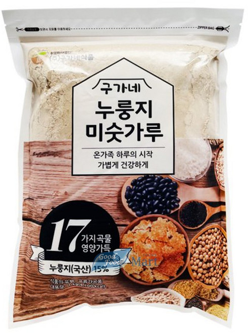 구가네 누룽지 미숫가루, 1kg, 3개