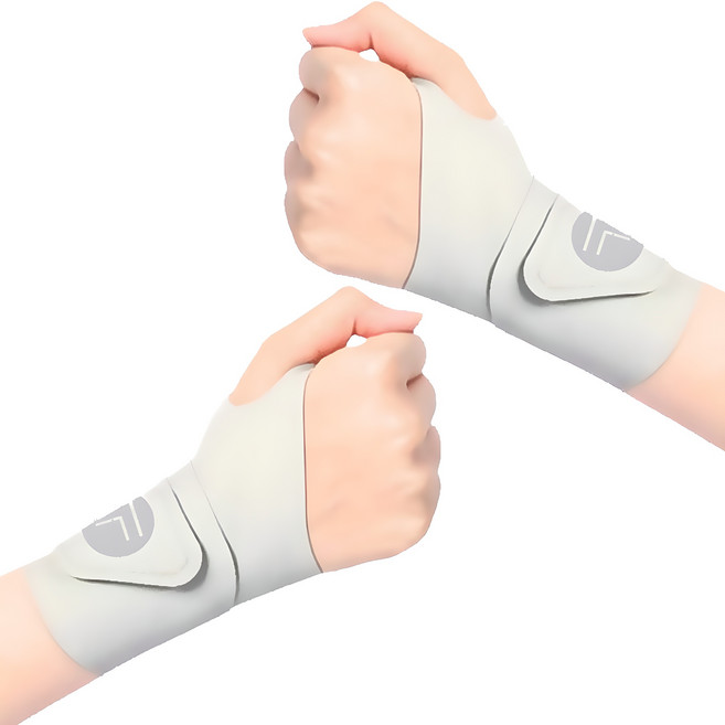 관절가이드 데일리 손목보호대 2p, 1세트, 그레이