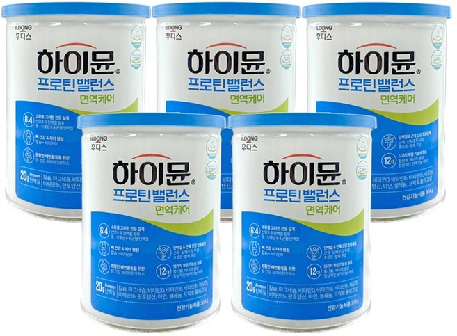 최신상 일동후디스 하이뮨 프로틴 밸런스 5통, 304g, 5개 - 쿠팡