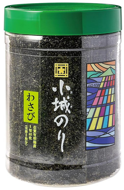 코죠 김 와사비 김 8조각 40장 용기입 양념 김 국산 고급 주먹밥 주문해 먹는 미식 선물·증정용 어버이날 아버지날 중간선물 선물 내축 답례 자녀 유아 어린이
