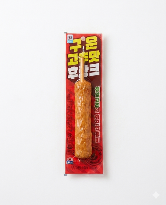 5분마켓 대림 구운고추맛후랑크, 65g, 30개