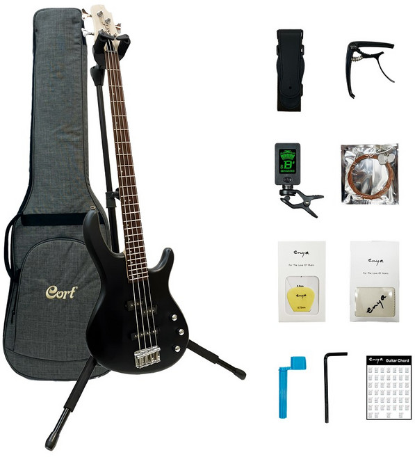 콜트 액션PJ 베이스기타 OPB 세트+넥걸이스탠드+케이블+소품 파우치 포함 10종, 1개