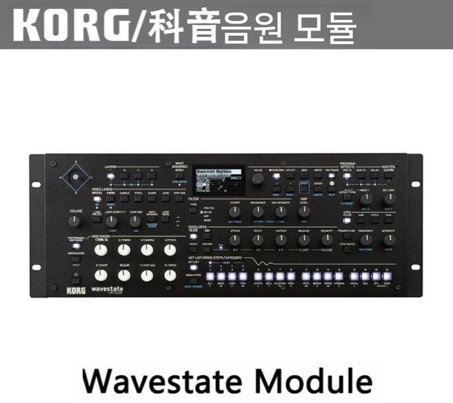 KORG FM 음원 부속 opsix 하드 신디사이저 건반 얼터드 61 플래티넘 합성기, 1개, 웨이브스테이트-M 모듈