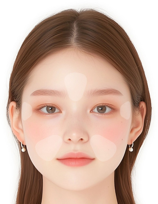 알루이 주름 패치 테이프 대용량 미간주름 눈가주름 팔자주름, 1개, 90개입