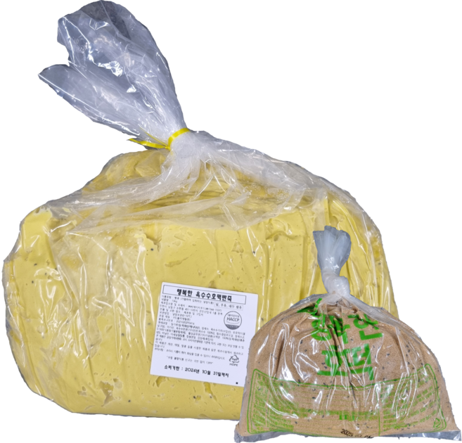 행복한 옥수수호떡반죽(10kg)+호떡소(1.2kg 1개) 세트, 1개