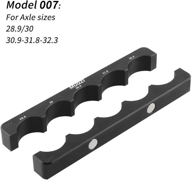 MUQZI 마그네틱 바이스 조 인서트 5 45mm 자전거 포크 허브 페달 하단 브래킷 테이블 벤치 보호 클램프, 007 Bla, 1개