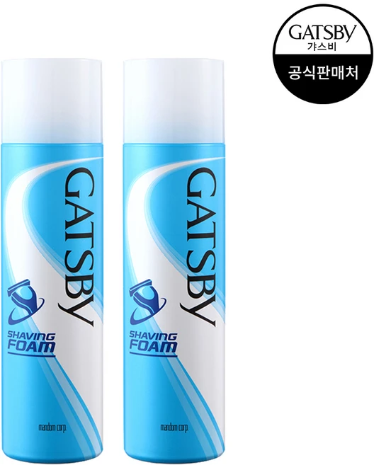 [맨담] 갸스비 쉐이빙 폼 190g 면도거품, 2개 - 쿠팡