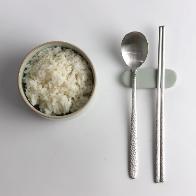 윤슬 예쁜 수저 스테인리스 304 한수저 세트 신혼부부 선물, 1개, 5인 세트, 스텐 304